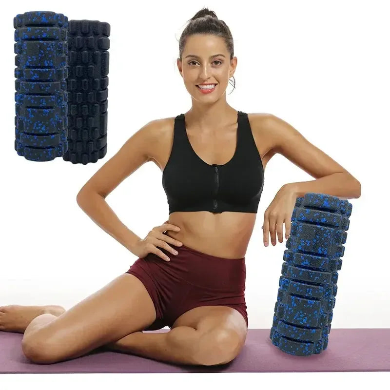 30/33cm Fitness Foam Roller Yoga Massage Roller EPP Pilates Foam Body Muscle Massage Roller Therapy Exercises Gym Home Exercise - CRYSTALOIL