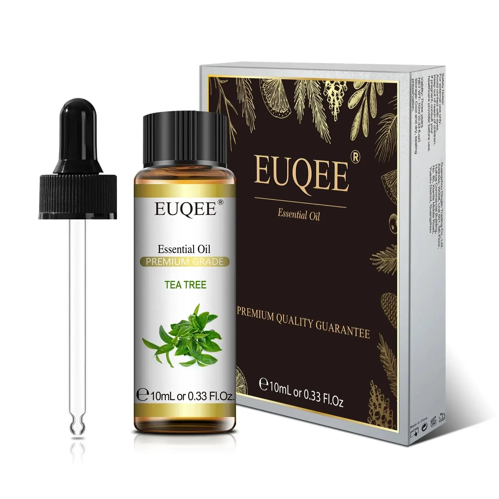 EUQEE 10ml Natural Plant Essential Oil - CRYSTALOIL