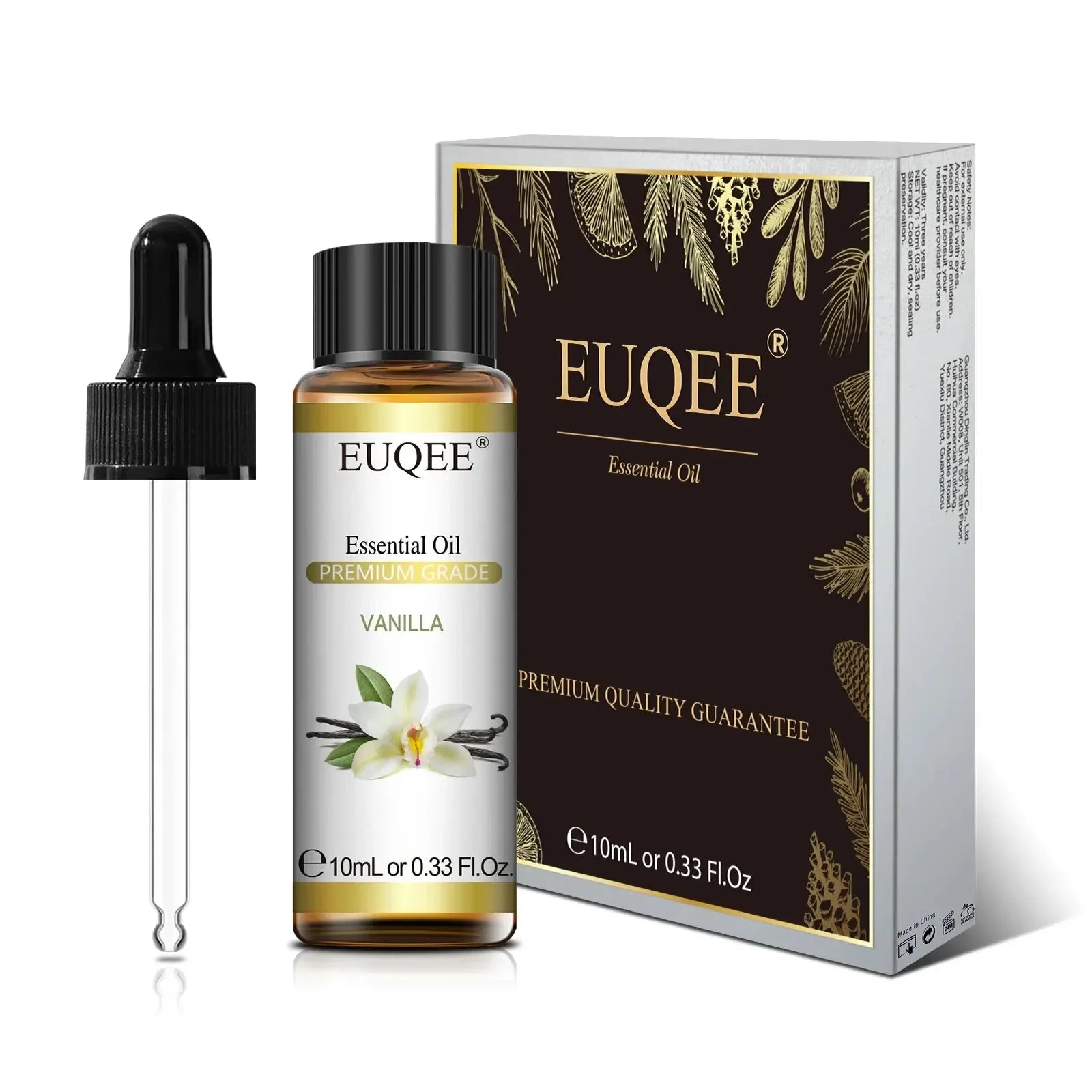EUQEE 10ml Natural Plant Essential Oil - CRYSTALOIL
