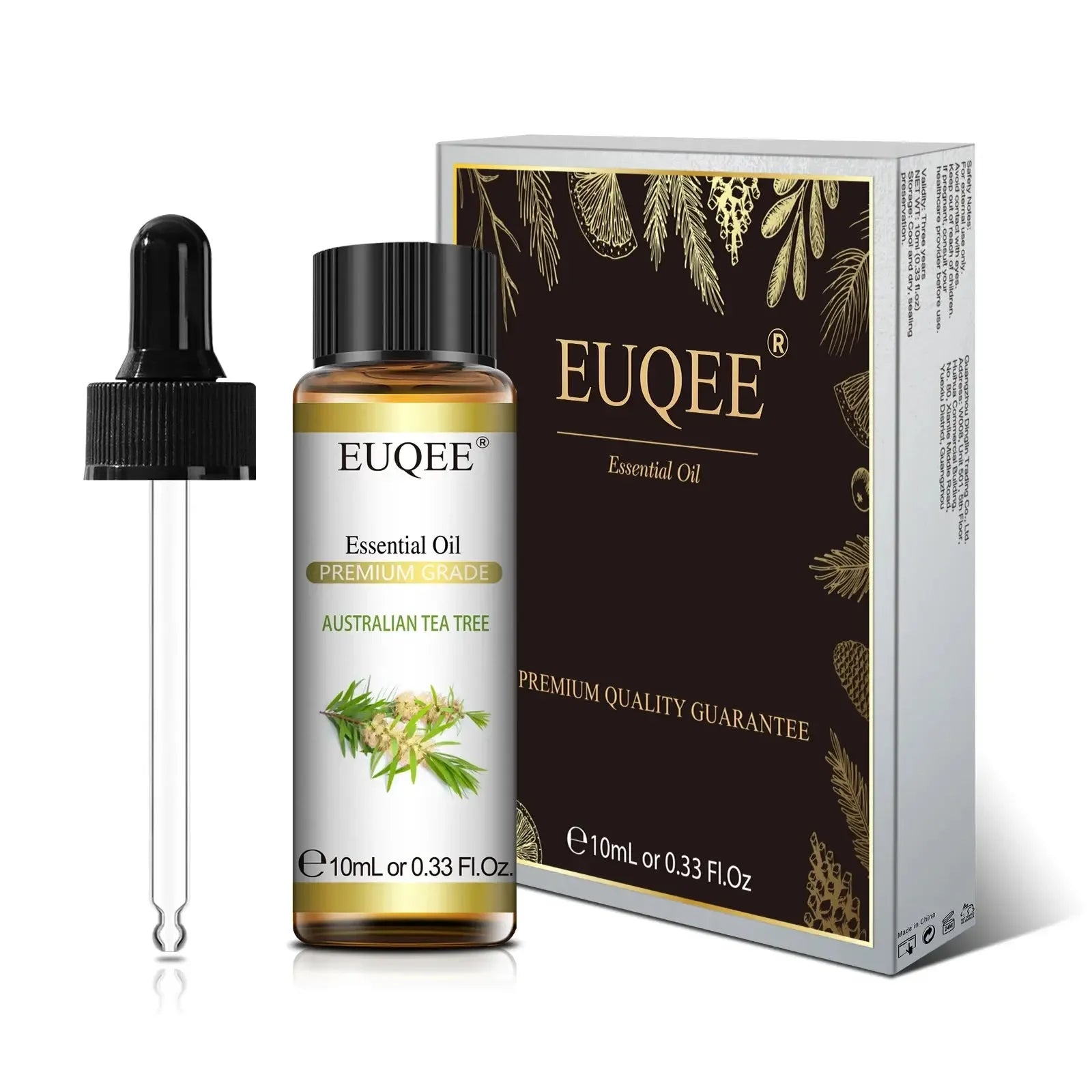 EUQEE 10ml Natural Plant Essential Oil - CRYSTALOIL