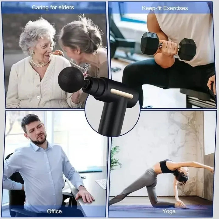 2025 Portable Fascia Gun Deep Tissue Massage Mini Lightweight Adjustable Speed Whole Body Massage Equipment 2025