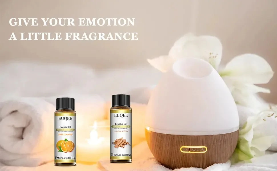 EUQEE 10ml Natural Plant Essential Oil - CRYSTALOIL