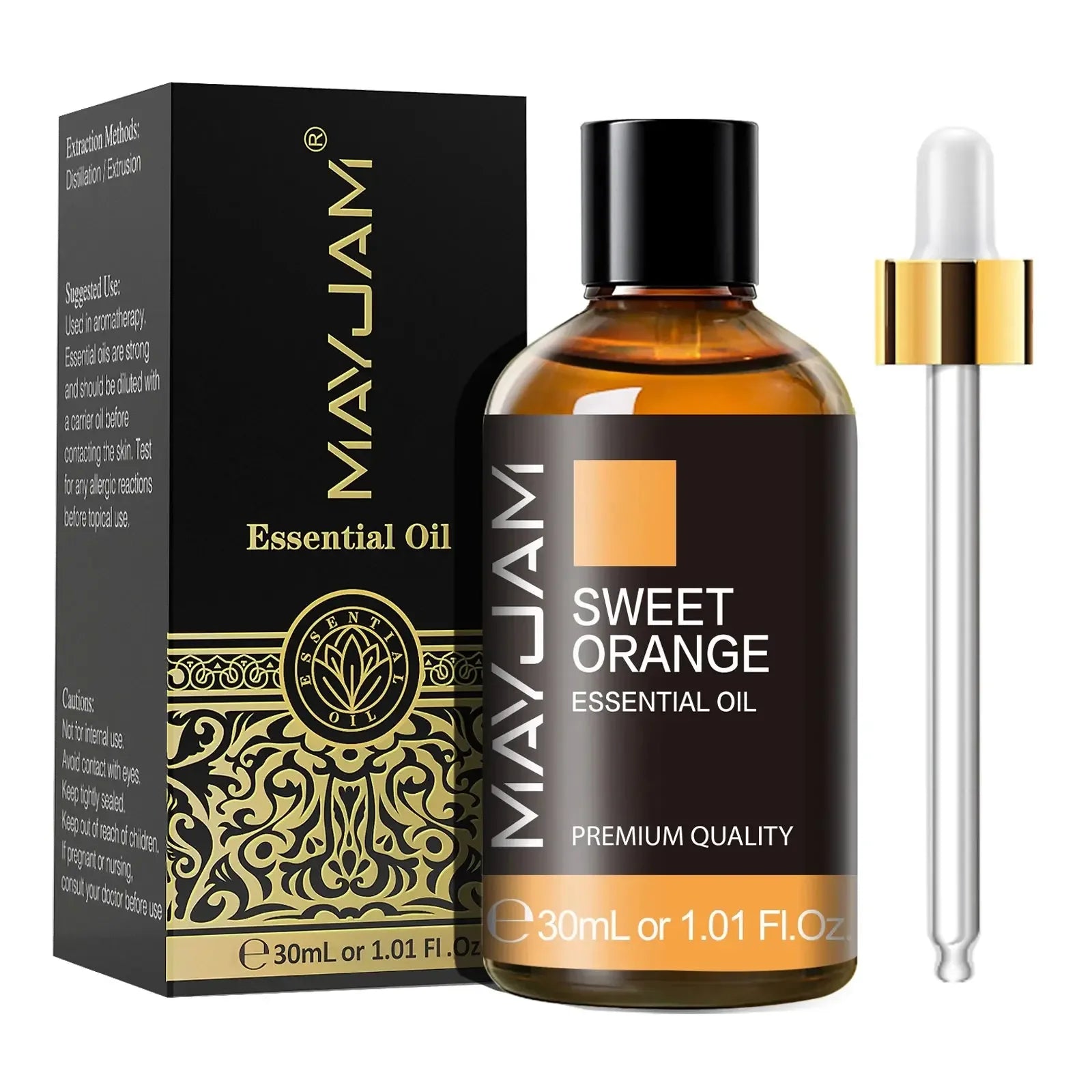 MAYJAM Essential Oil Citronella Jasmine Eucalyptus Sweet Orange - CRYSTALOIL