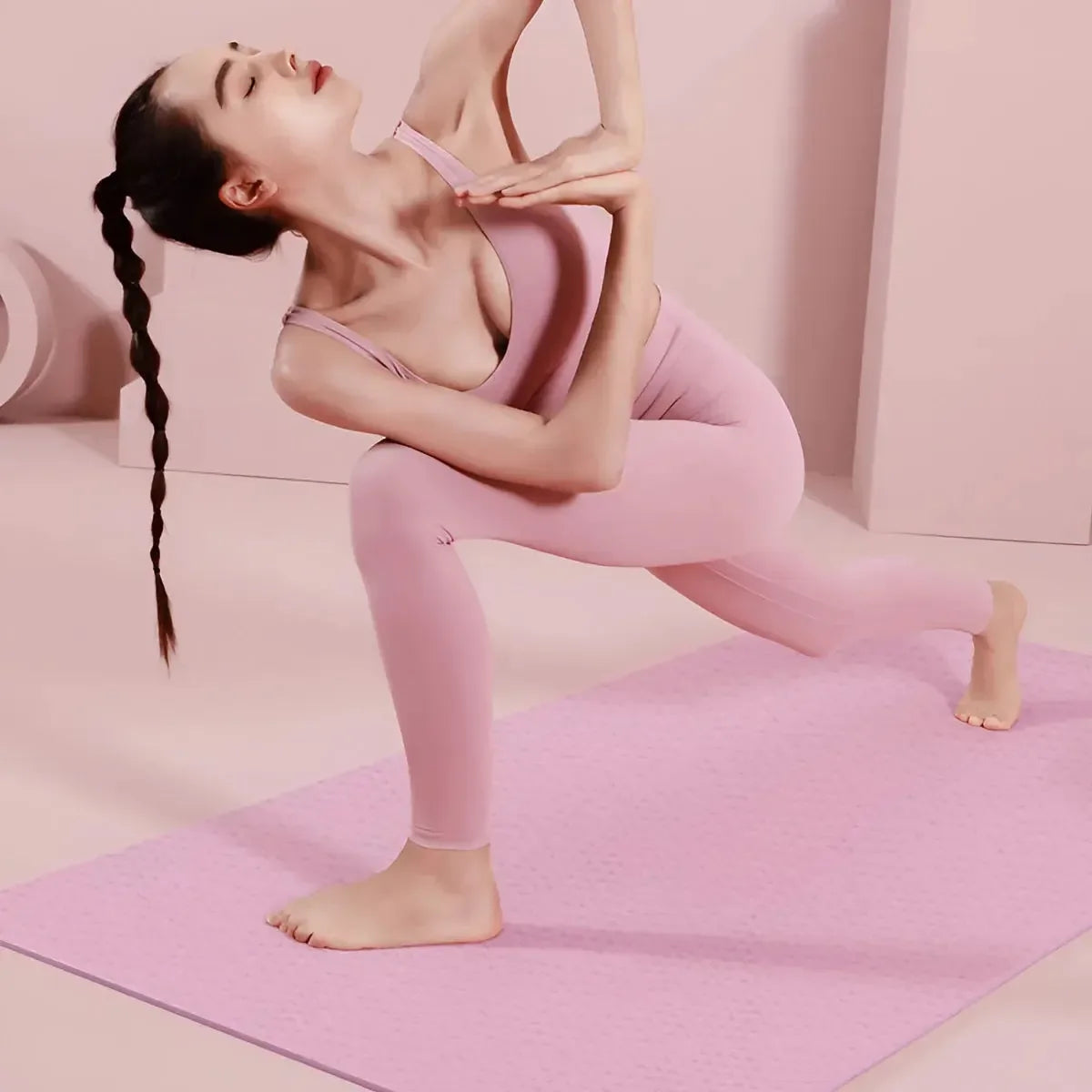 4MM Thick EVA Yoga Mats Anti-slip Sport Fitness Mat Blanket For Exercise Yoga And Pilates Gymnastics Mat Fitness Equipment - CRYSTALOIL