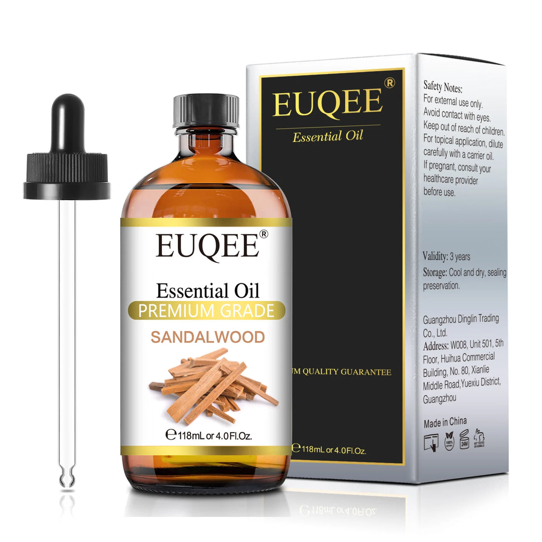 EUQEE 4 Fl Oz Essential Oils for Aromatherapy Humidifiers