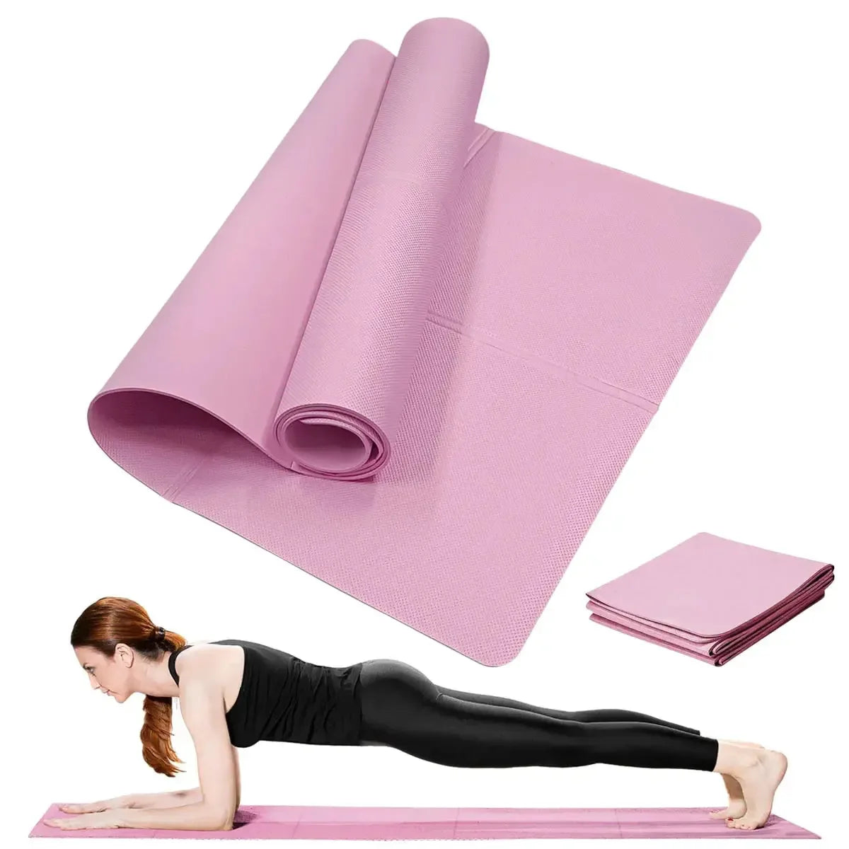 4MM Thick EVA Yoga Mats Anti-slip Sport Fitness Mat Blanket For Exercise Yoga And Pilates Gymnastics Mat Fitness Equipment - CRYSTALOIL