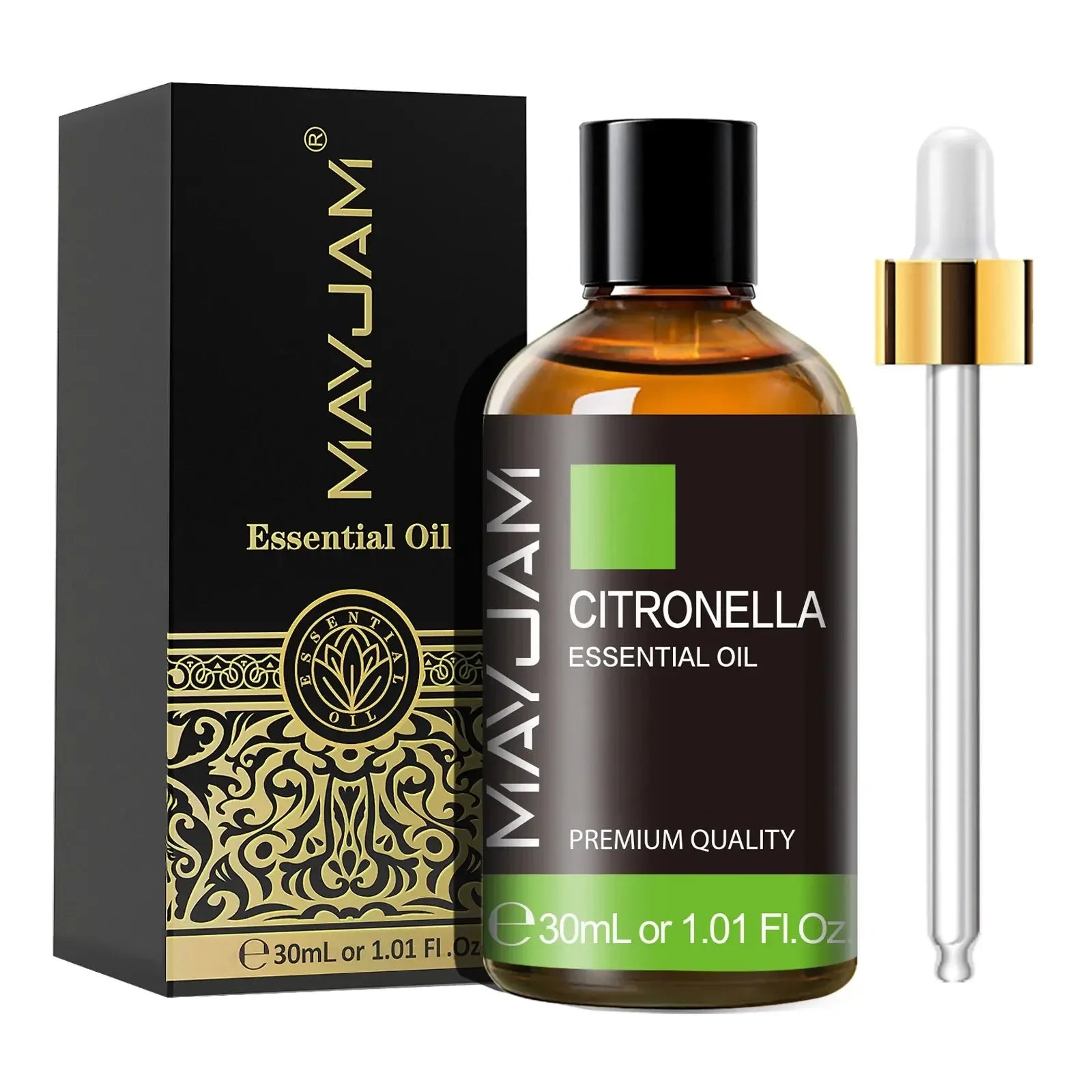 MAYJAM Essential Oil Citronella Jasmine Eucalyptus Sweet Orange - CRYSTALOIL