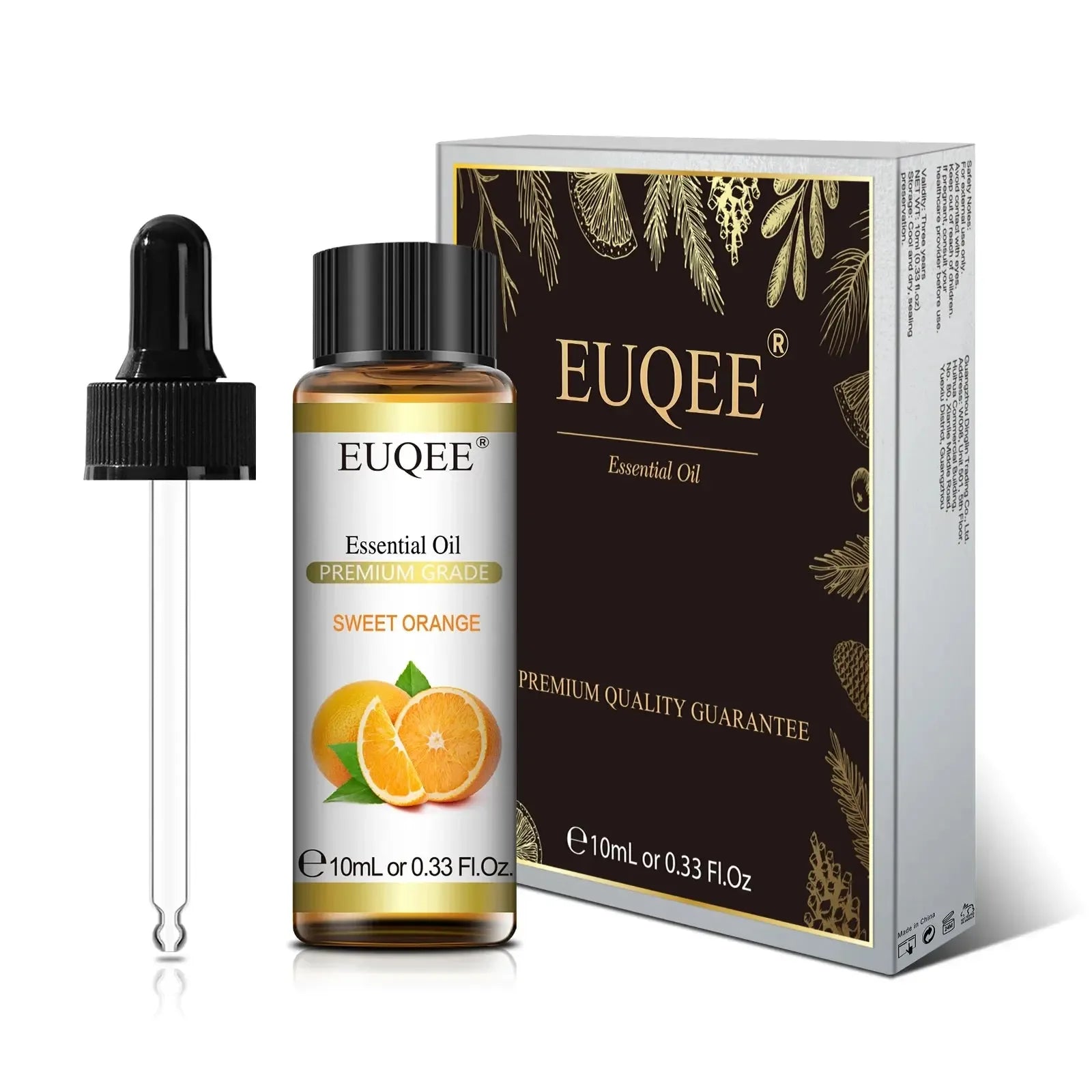 EUQEE 10ml Natural Plant Essential Oil - CRYSTALOIL