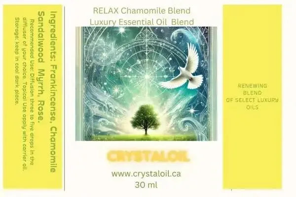 Soothing Chamomile Luxury Blend of Essential Oil - CRYSTALOIL
