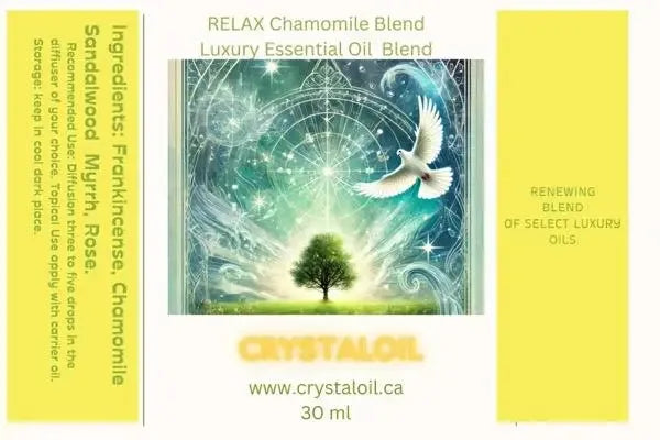 Soothing Chamomile Luxury Blend of Essential Oil - CRYSTALOIL