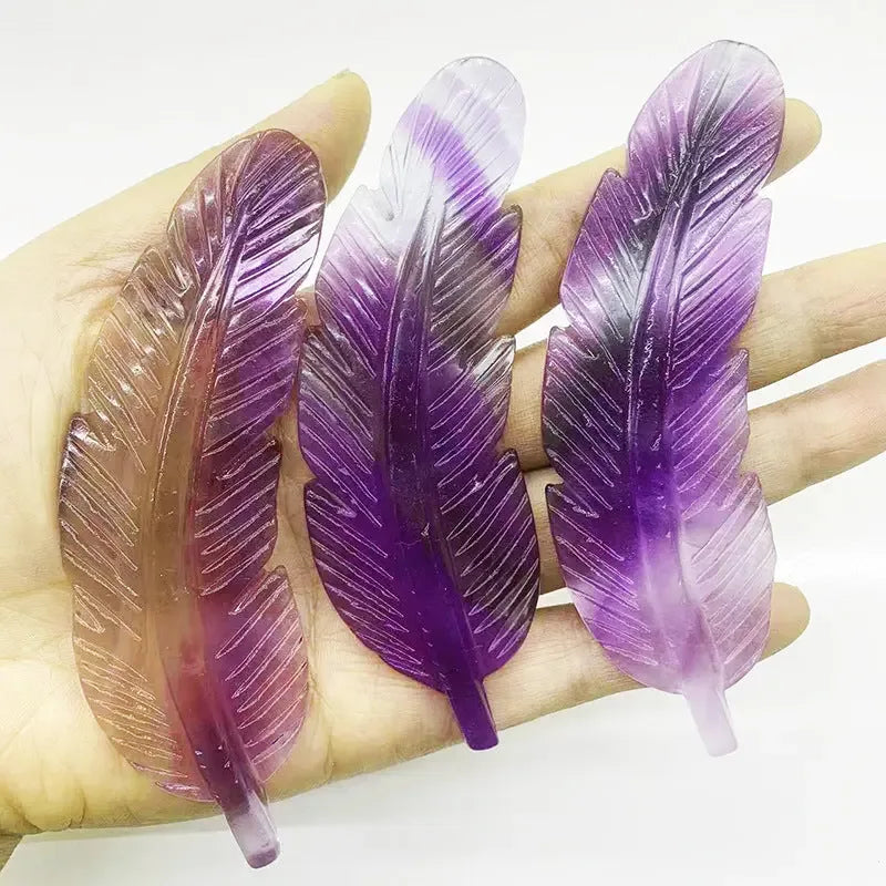 Natural Crystal Carved Colorful Fluorite - CRYSTALOIL