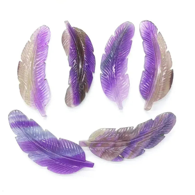 Natural Crystal Carved Colorful Fluorite - CRYSTALOIL