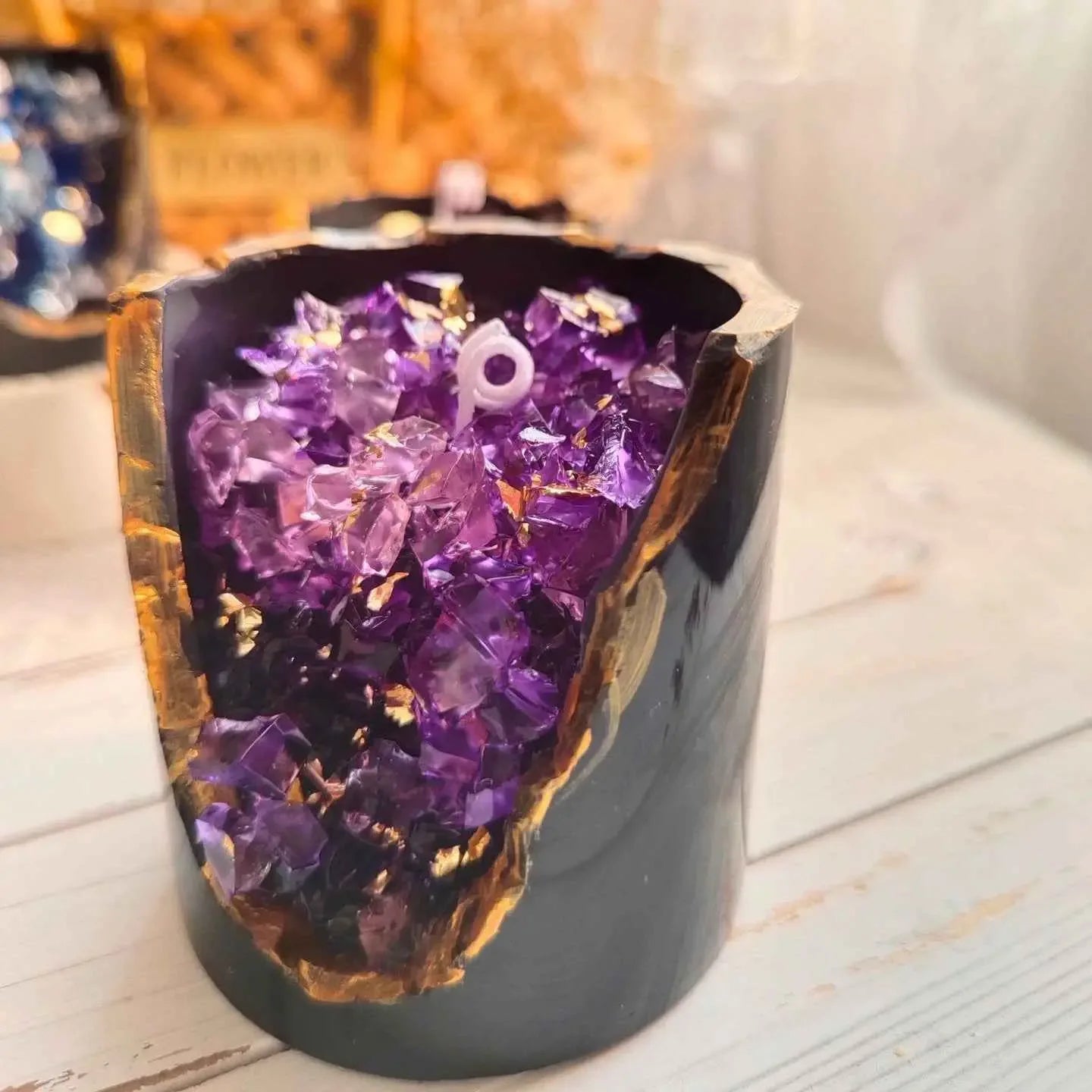 Crystal Aromatherapy Candles for Home Fragrance and Relaxation - CRYSTALOIL