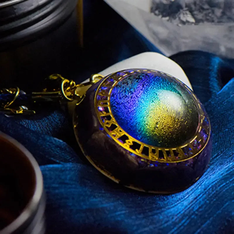 Wheel of Time Rainbow Crystal Pendant Necklace - CRYSTALOIL