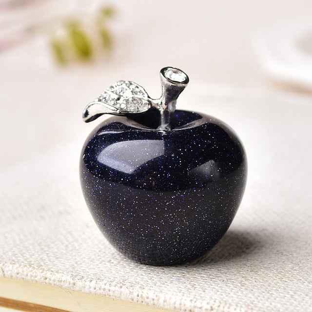 Natural Crystal Apple Colorful Quartz Stone Opal Decoration - CRYSTALOIL