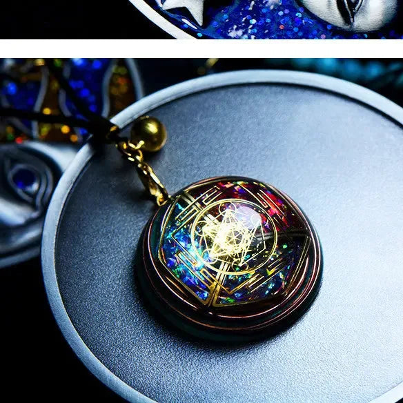 Original Constellation Crystal Fortune Pendant Fortune Necklace, This unique piece features sparkling crystals arranged in a constellation design - CRYSTALOIL