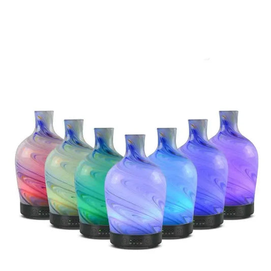 Aroma Humidifier Diffuser: Stylish Essential Oil Spray Diffuser for Soothing Humidification and Aromatherapy Benefits - CRYSTALOIL